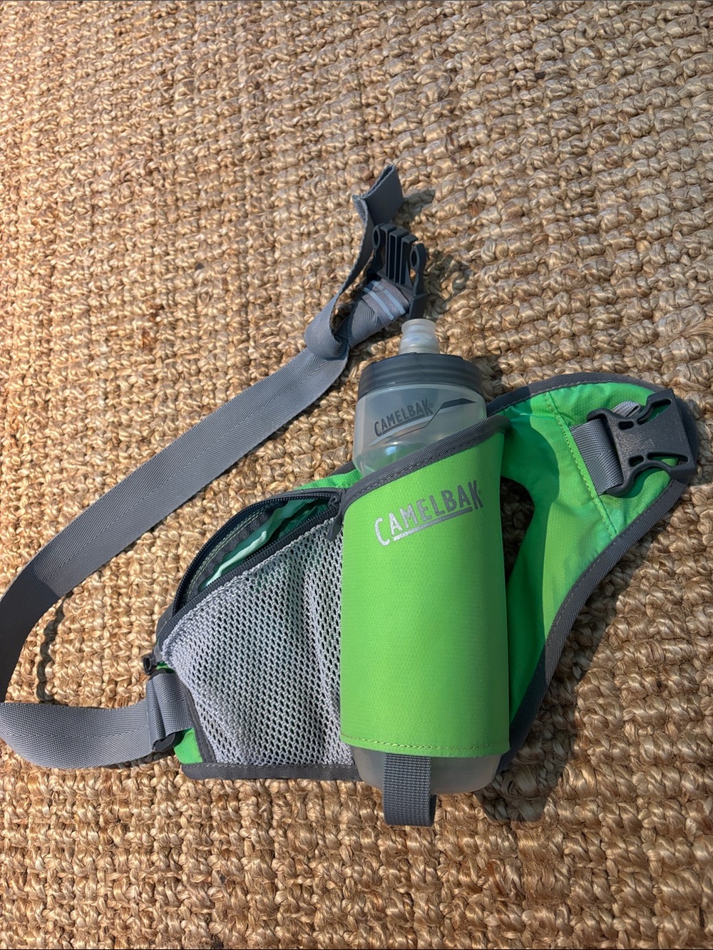 CamelBak Lime Green Waist Hydration Belt with Bottle